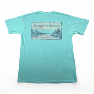 Shawnee Delaware Shirt Adult MEDIUM Green Outdoor Mountain Nature Landscape